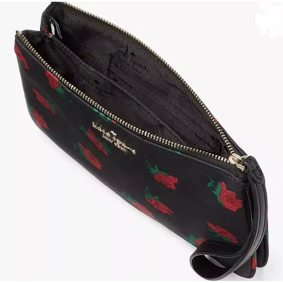 Disney X Kate Spade Chelsea Rose Toss Wristlet Pouch KE615 Card Holder KE995 New - Picture 5 of 10